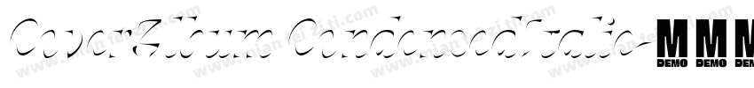 CoverAlbum CondensedItalic字体转换